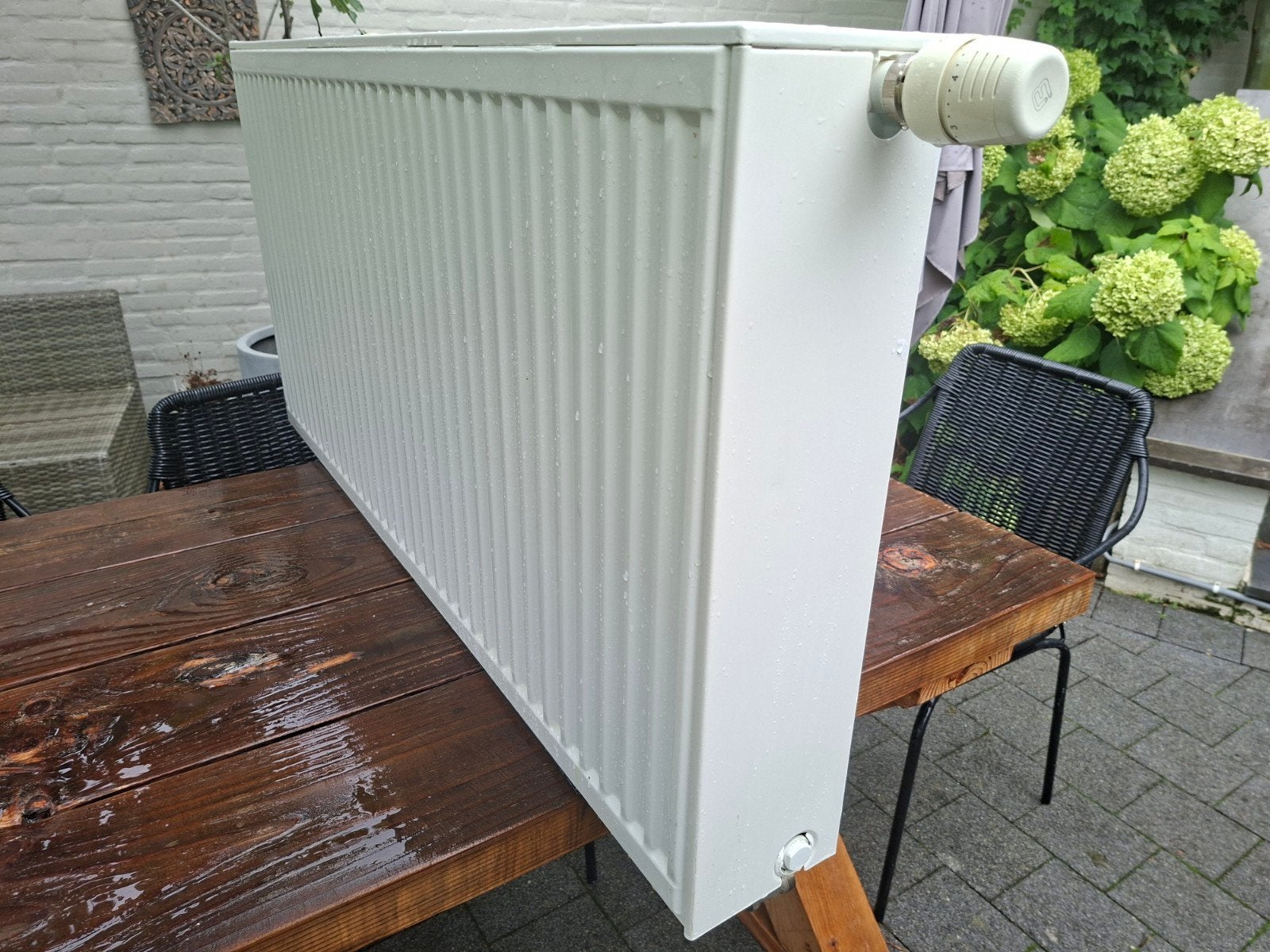 te koop een zeer nette T33 radiator 120 cm breed, 60 cm hoog, 30 tot 80 cm, Gebruikt, Radiator, Ophalen of Verzenden