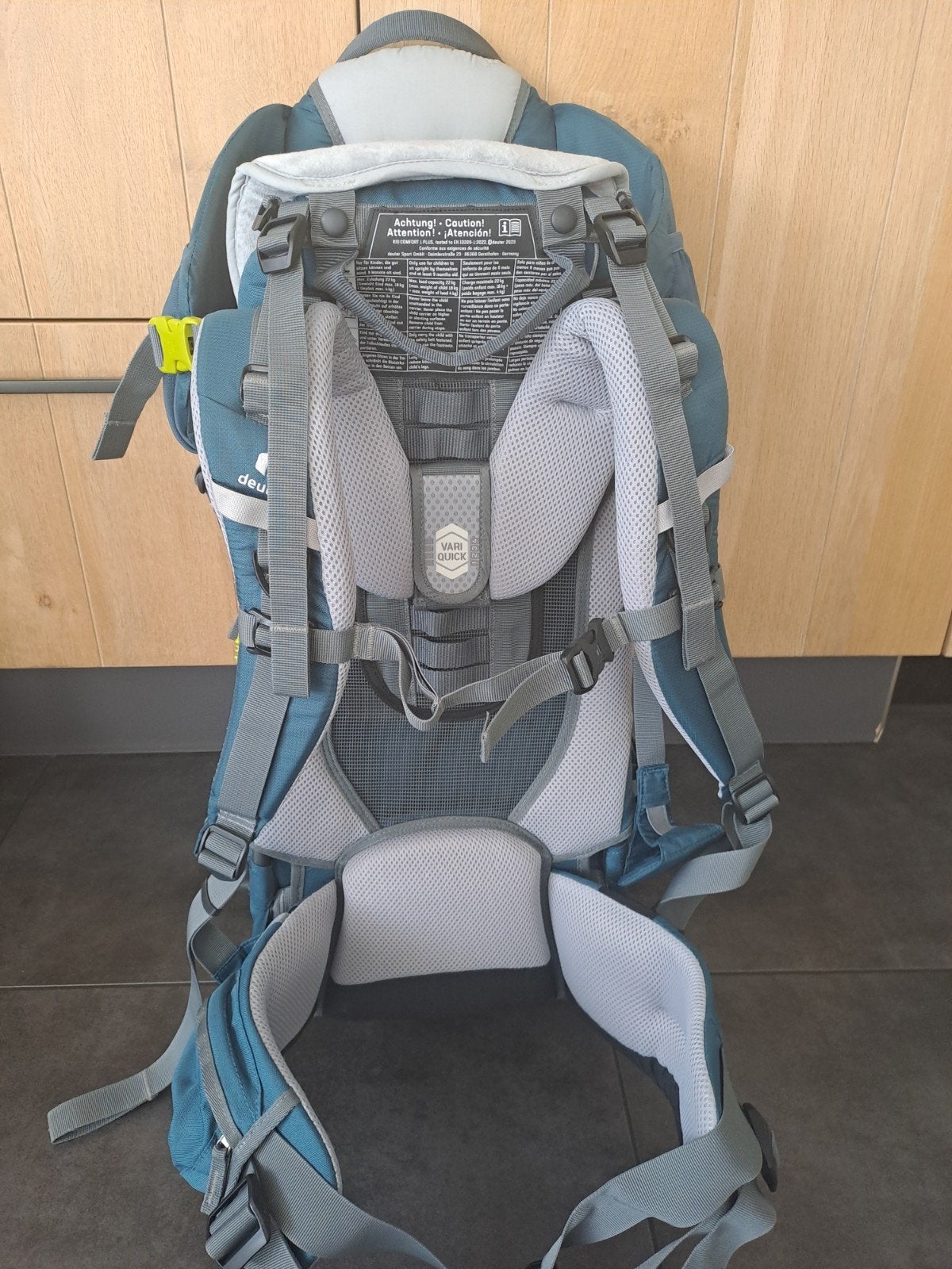 Deuter Draagzak Kid Comfort 1 Plus - Zo goed als nieuw!, Kinderen en Baby's, Babydragers en Draagdoeken, Zo goed als nieuw, Rug
