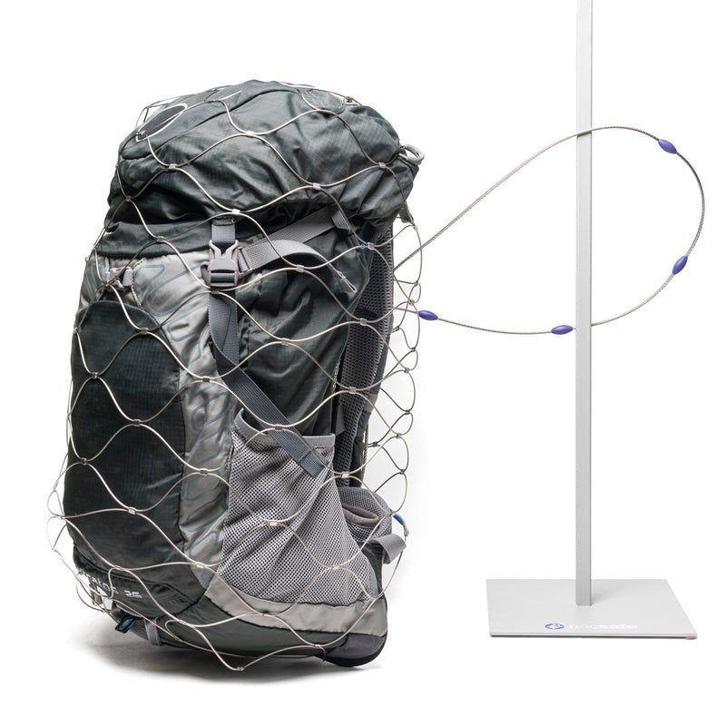PacSafe rugzak beveiliging, Caravans en Kamperen, Kampeeraccessoires, Ophalen, Zo goed als nieuw