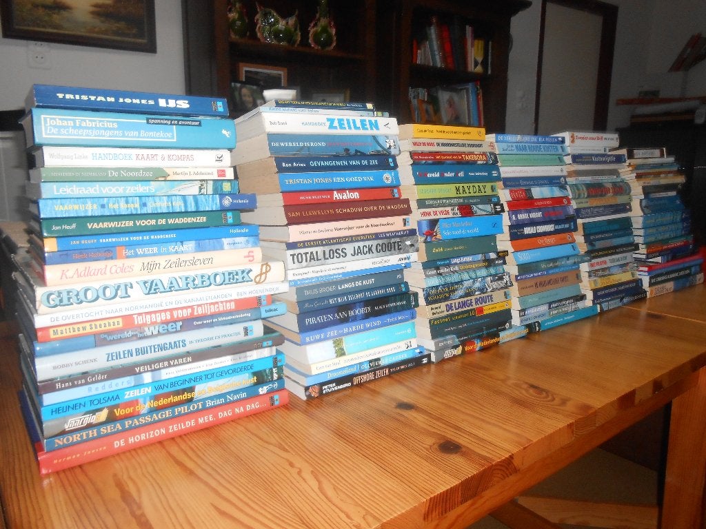 Zeilboeken waargebeurde verhalen, navigatie, informatief, Ophalen of Verzenden, Genua of Fok, Minder dan 15 m²
