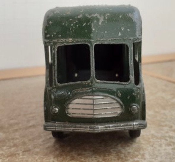 Vintage Dinky Toys BBC Television Service Bus, Antiek en Kunst, Ophalen of Verzenden
