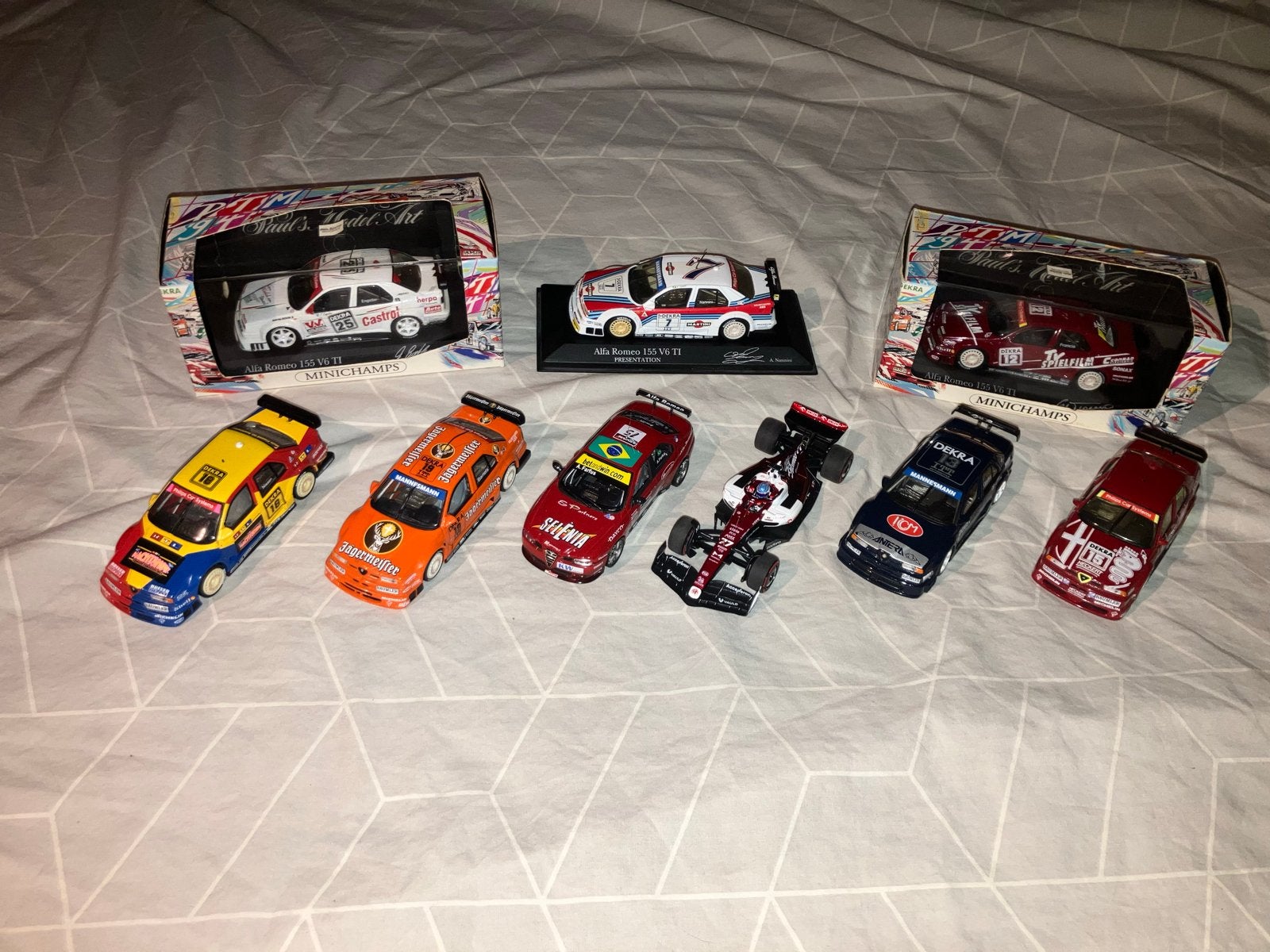 Minichamps Collectie Alfa Romeo 155 Modelauto's 1:43, Ophalen of Verzenden, Zo goed als nieuw, Auto, Overige merken