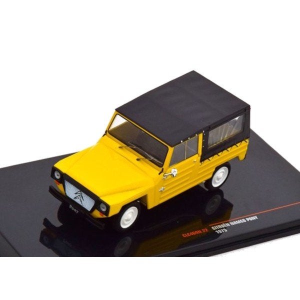 Citroen Namco Pony 1975 Geel Schaal 1/43 Ixo Models Nieuw, Overige merken, Ixo Models, Auto, Ixo Models