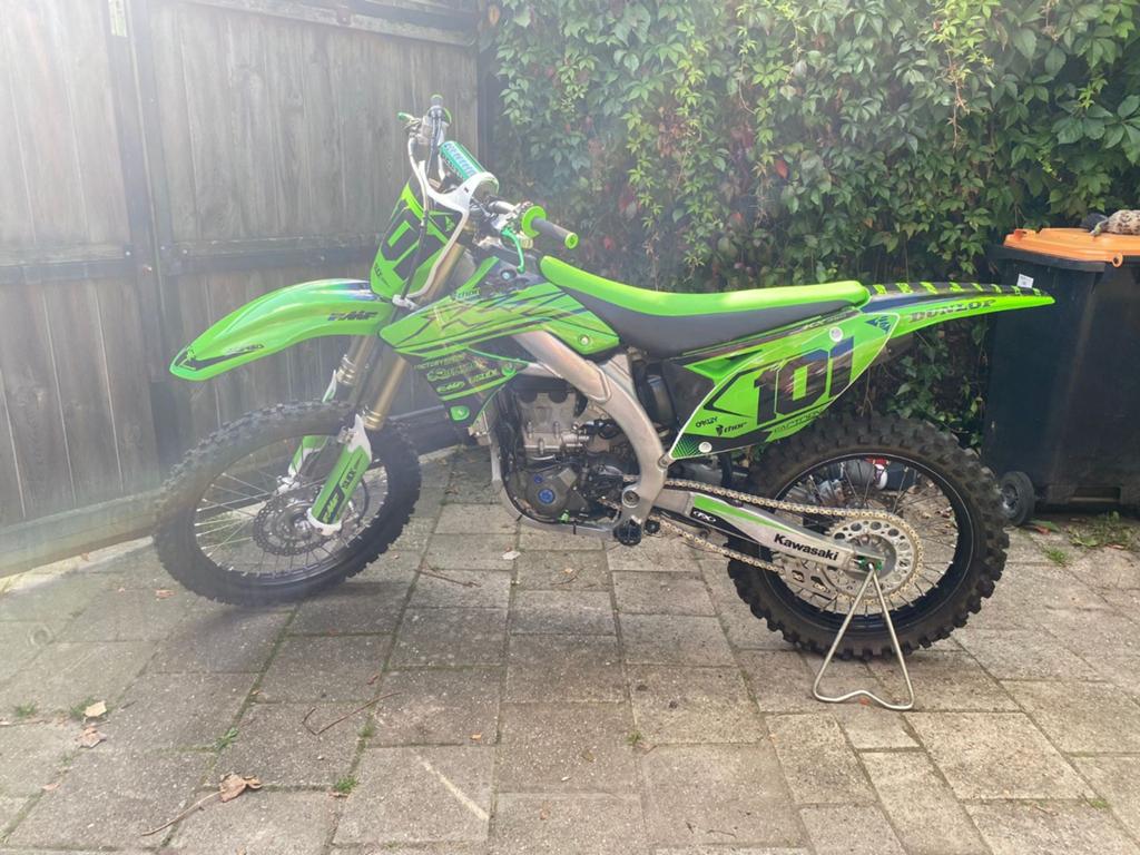 Kawasaki KXF 450 Crossmotor 2010, Fietsen en Brommers, Brommers | Crossbrommers, Overige merken, Ophalen