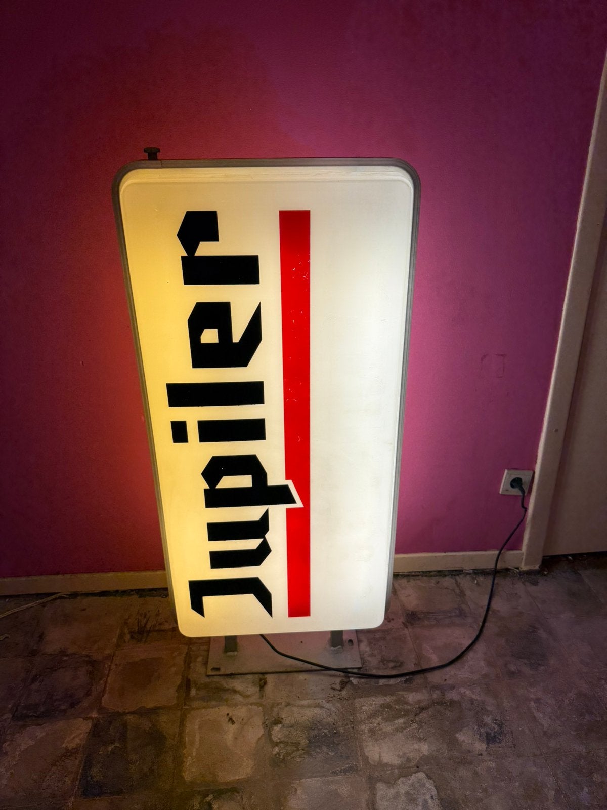 Reclame bord, Verzamelen, Ophalen, Gebruikt, Reclamebord