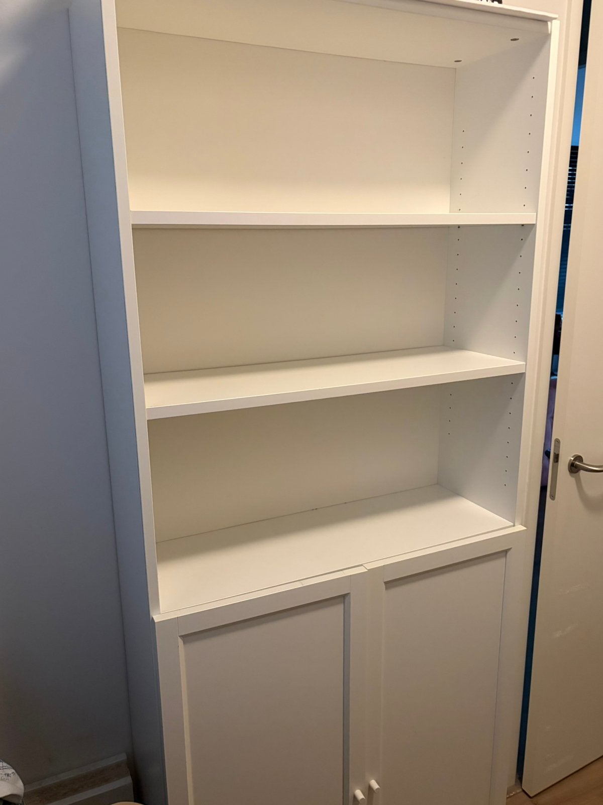 Billy / Oxberg wit boekenkast (202 x 80 x 30cm), Ophalen, 200 cm of meer, 50 tot 100 cm, IKEA Billy / Oxberg