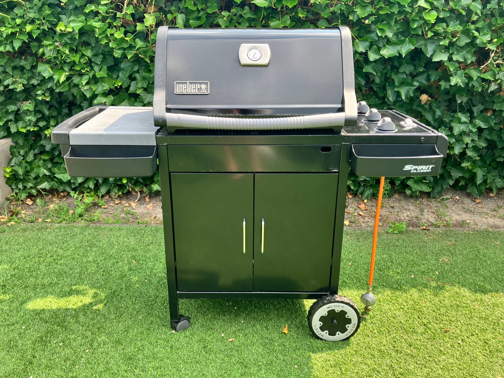 Weber Spirit Classic Gasbarbecue E3 serie- Zwart, Tuin en Terras, Ophalen, Gebruikt