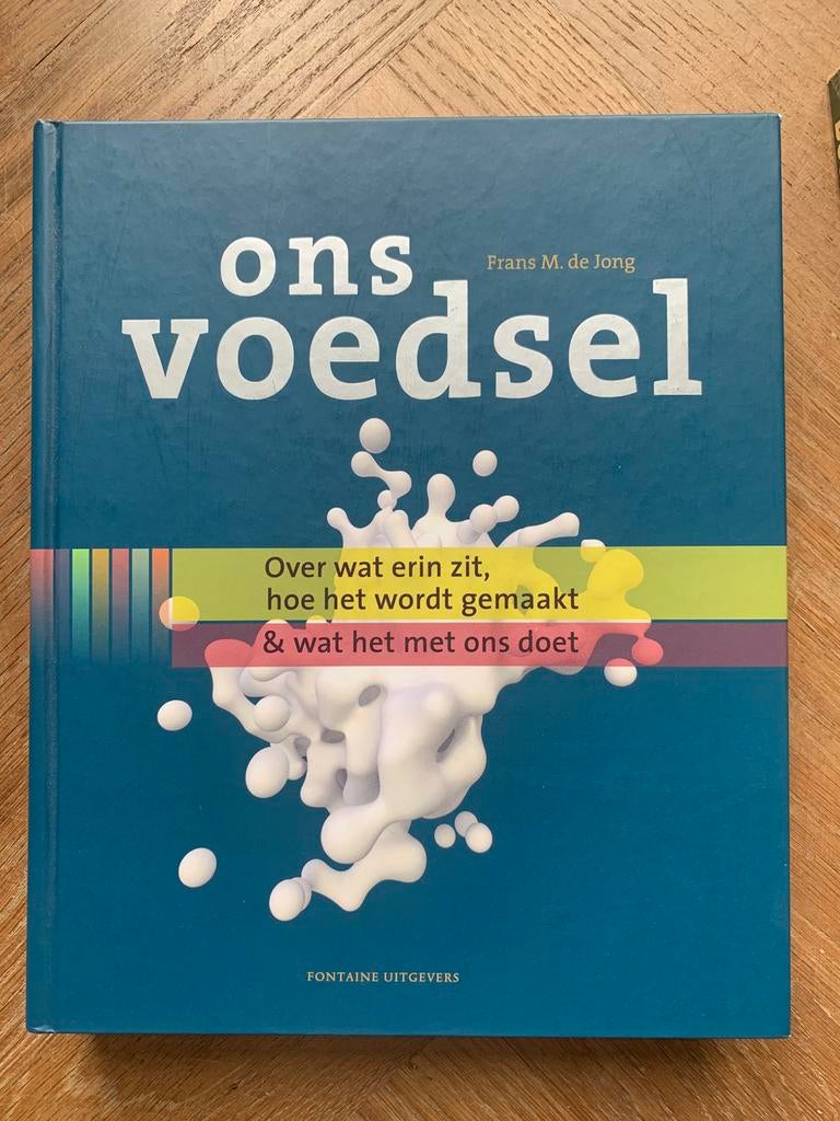 Boek Ons voedsel, Boeken, Dieet en Voeding, Frans M. de Jong, Ophalen of Verzenden, Zo goed als nieuw