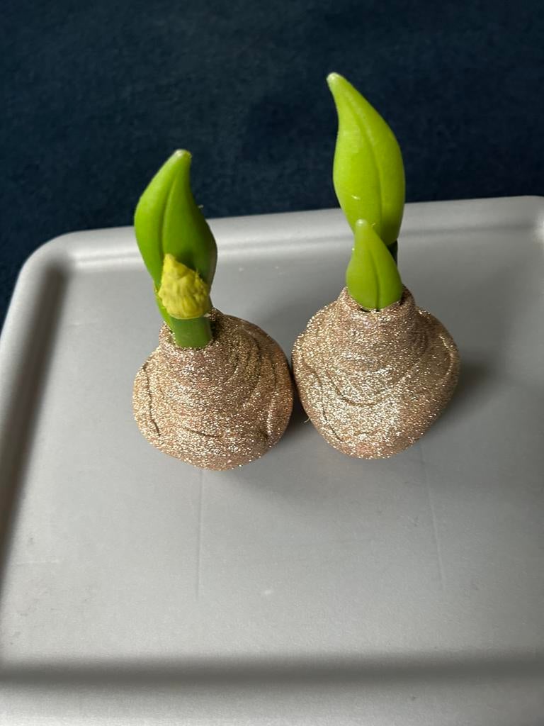 Twee  bollen  sier voor 5 euro, Ophalen of Verzenden, Zo goed als nieuw, Rond, Overige materialen