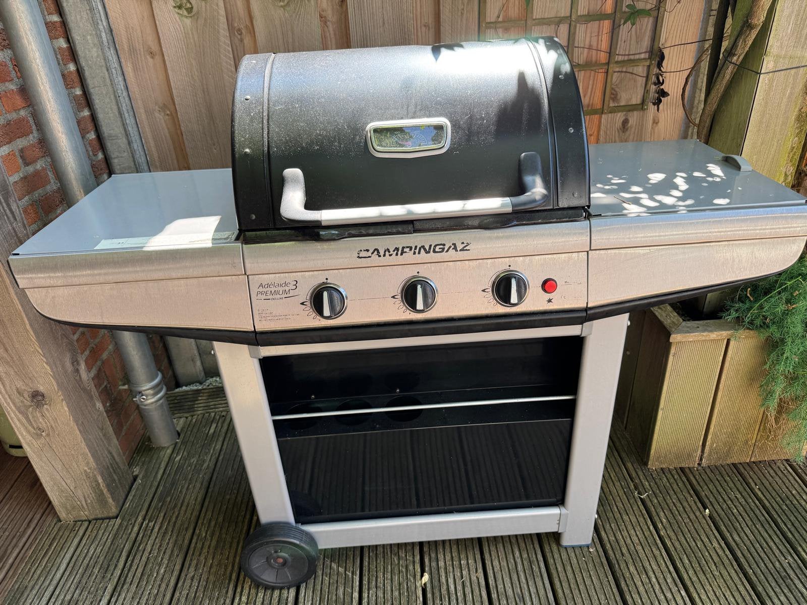 Campingaz bbq op gas, Tuin en Terras, Buitenkeukens, Ophalen, Gebruikt, Gas, Vrijstaand