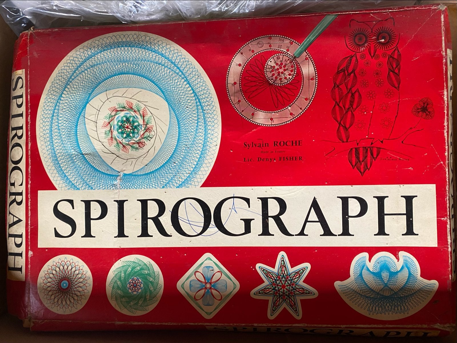 vintage Spirograph-set, Ophalen of Verzenden, Gebruikt