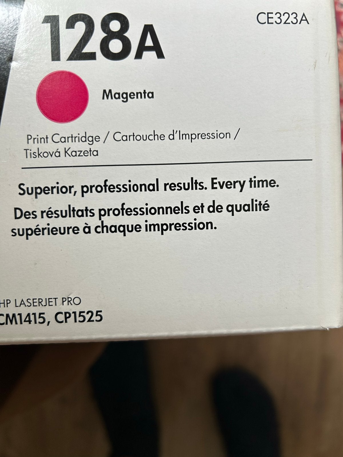 HP 128A Magenta Toner Cartridge (CE323A), Printer, Ophalen of Verzenden, Laserprinter, Nieuw