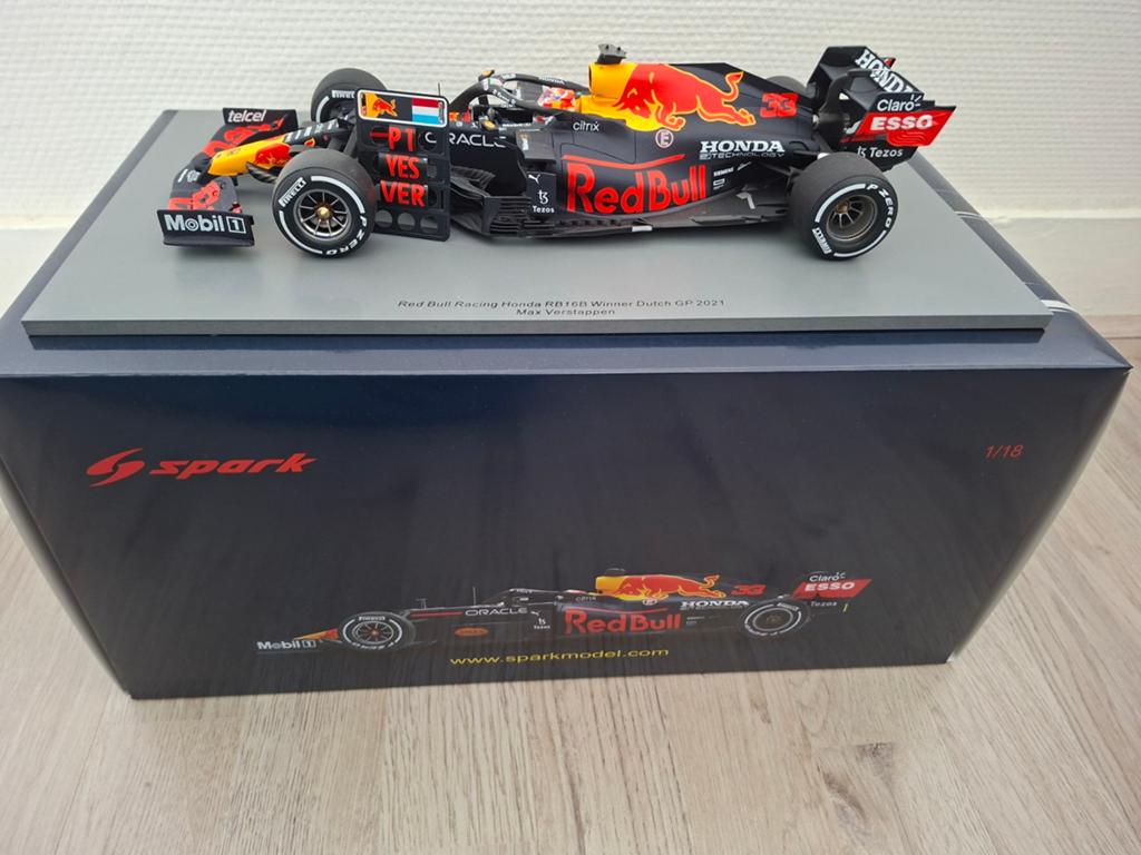 Max Verstappen Dutch GP 2021, Hobby en Vrije tijd, Modelauto's | 1:18, Ophalen of Verzenden, Zo goed als nieuw, MiniChamps