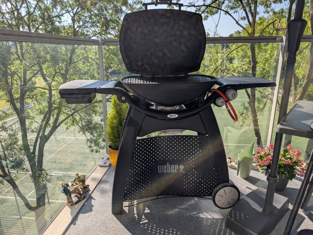 Weber Q 3200 -  Barbecue Gas 6400W, Ophalen, Zo goed als nieuw, WEBER BBQ