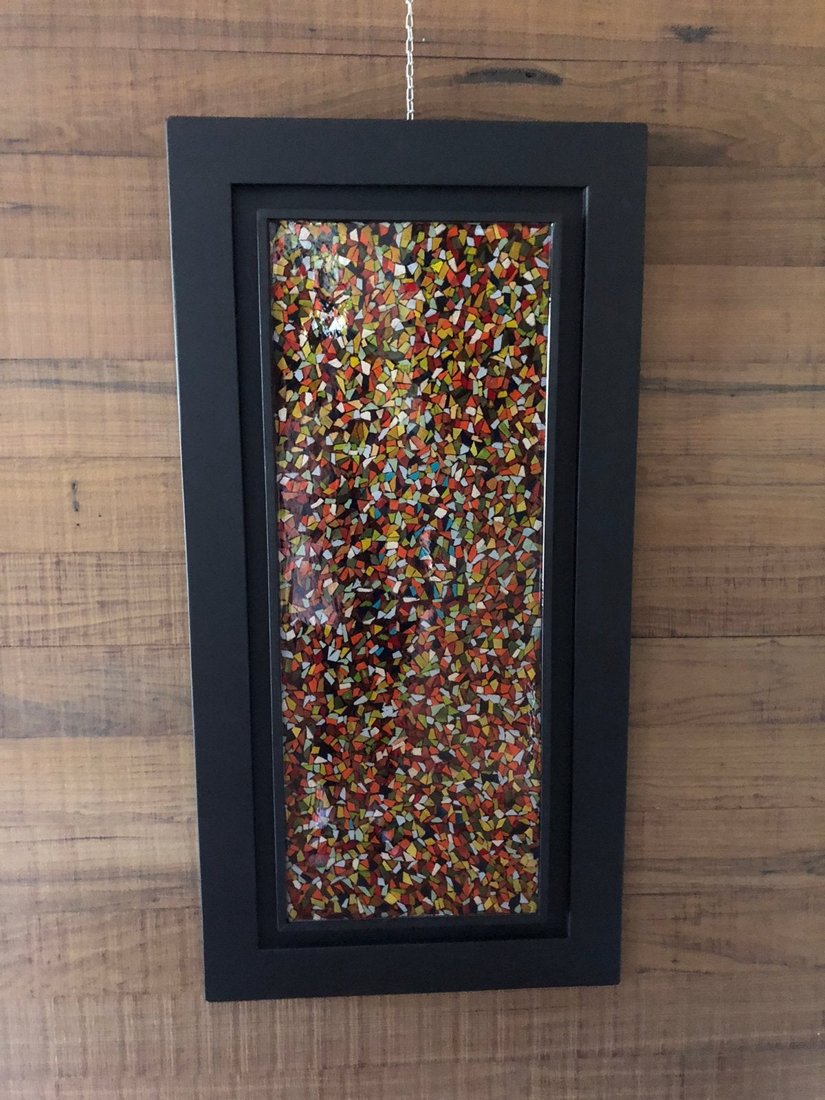 Kunstwerk  fantastisch hout met epoxy 60x120, Ophalen