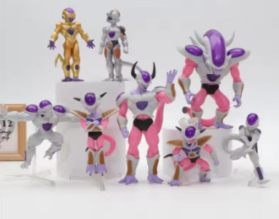 Dragonball Z figuren set Freeza familie 8 stuks (7-12cm), Ophalen of Verzenden, Nieuw