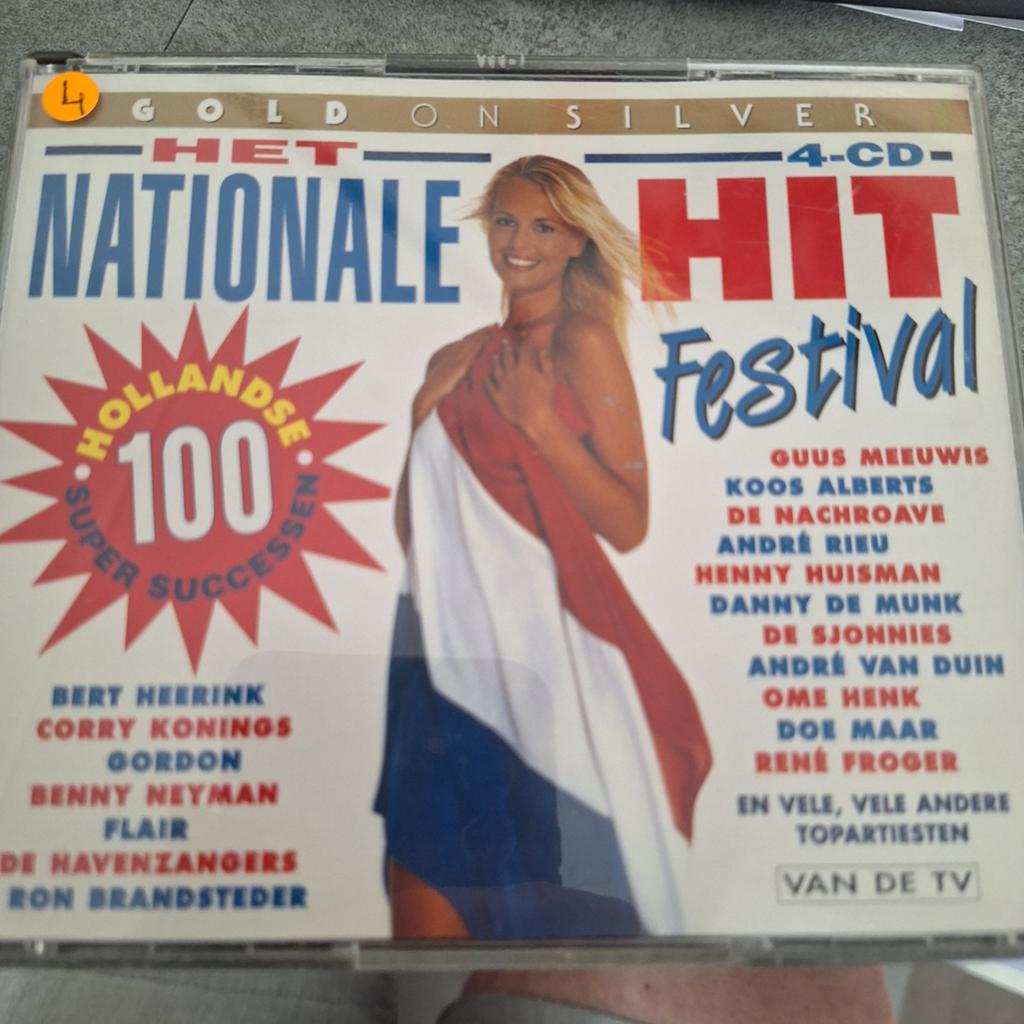 Het nationale hit festival, Cd's en Dvd's, Ophalen of Verzenden, Zo goed als nieuw, Levenslied of Smartlap