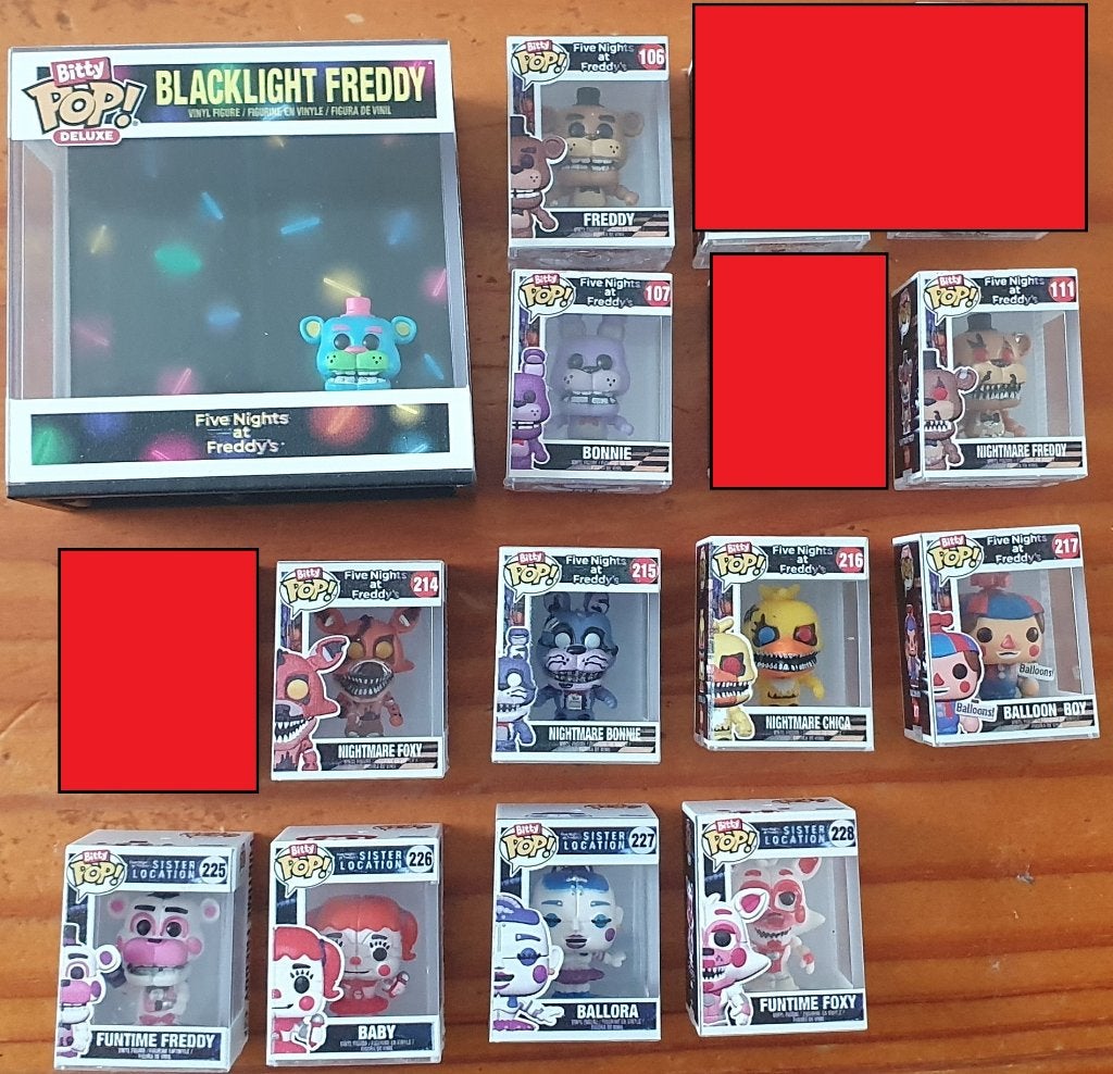 Funko Bitty Pop Five Nights at Freddys figuren, Verzamelen, Ophalen of Verzenden, Zo goed als nieuw