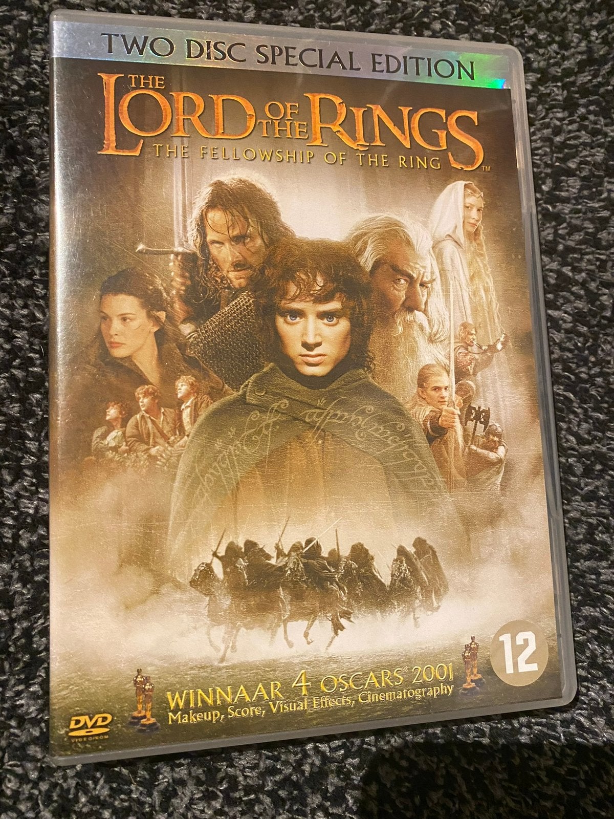 Dvd the lord of the rings - the fellowship of the ring, Vanaf 12 jaar, Ophalen of Verzenden, Zo goed als nieuw