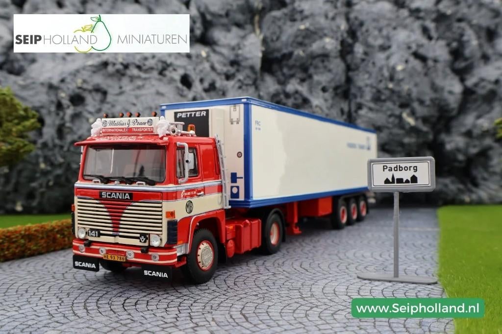 WSI Mathias Bram Scania 141 classic reefer, Info@seipholland.nl, Nieuw, Ophalen of Verzenden, Bus of Vrachtwagen