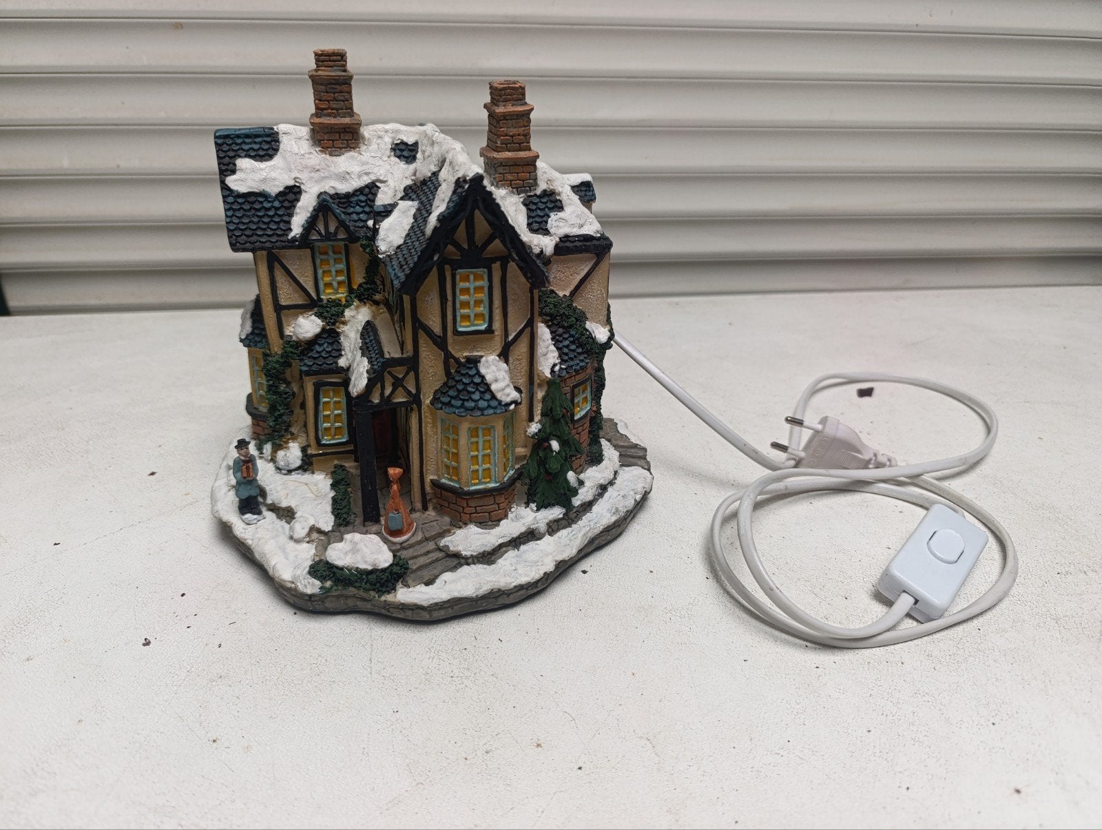 decoratie met lamp, Ophalen, Zo goed als nieuw