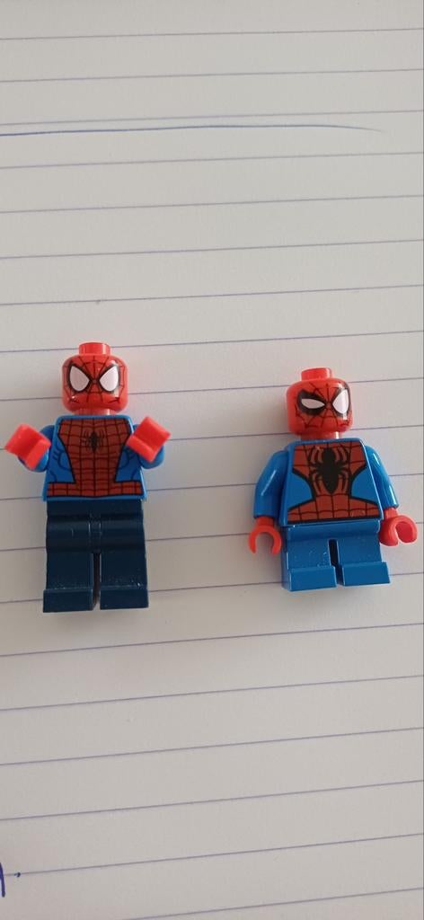 2x Lego Spiderman minifiguren - Zo goed als nieuw, Ophalen of Verzenden, Zo goed als nieuw, Overige merken