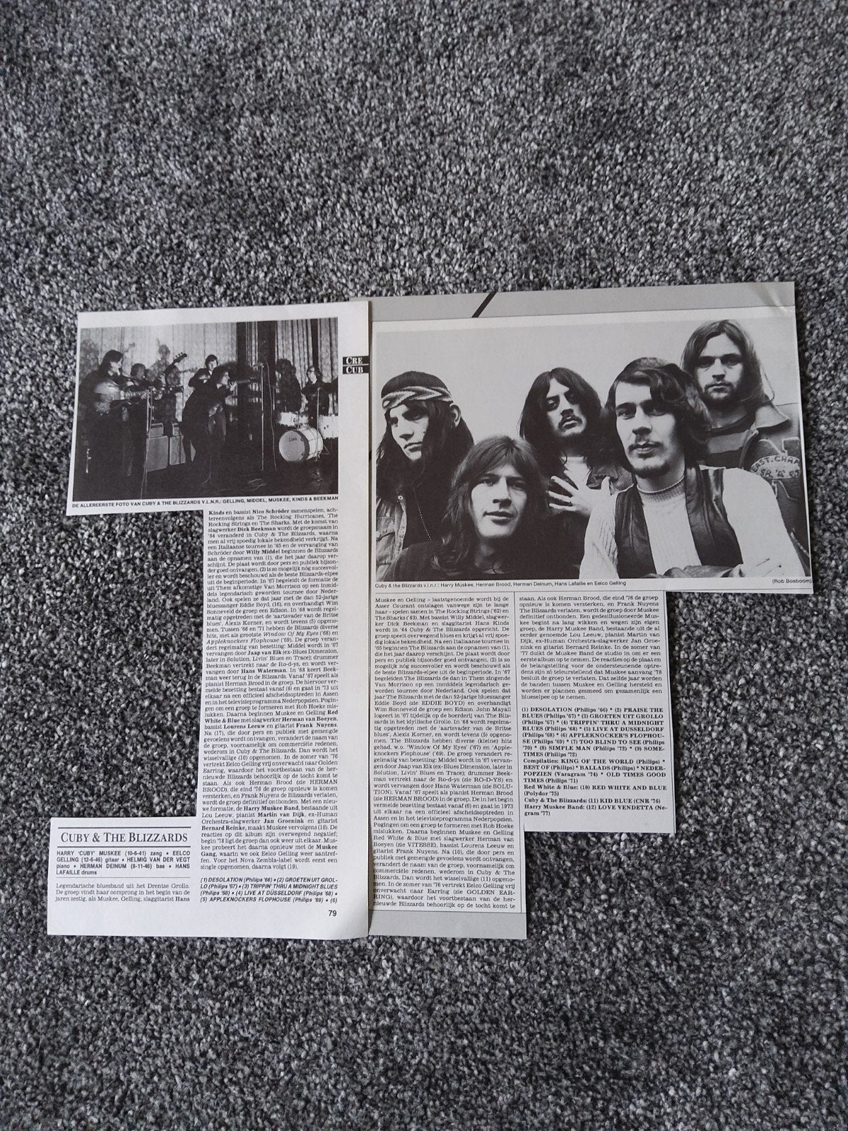 Cuby and the Blizzards, Ophalen of Verzenden, Boek, Tijdschrift of Artikel