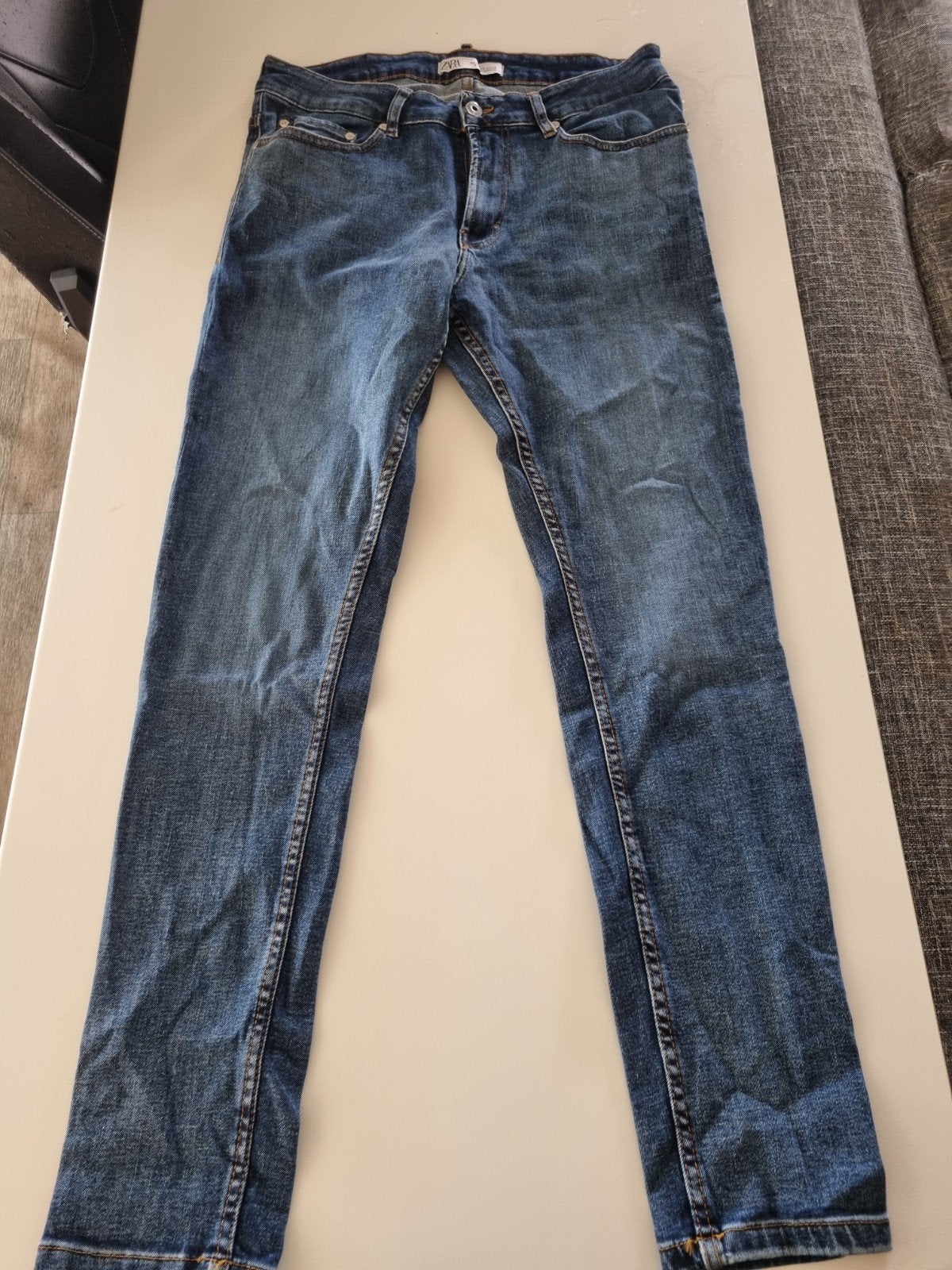 Zara spijkerbroek heren - Blauw - Maat Eur 42, Zara, Blauw, Overige jeansmaten, Ophalen of Verzenden