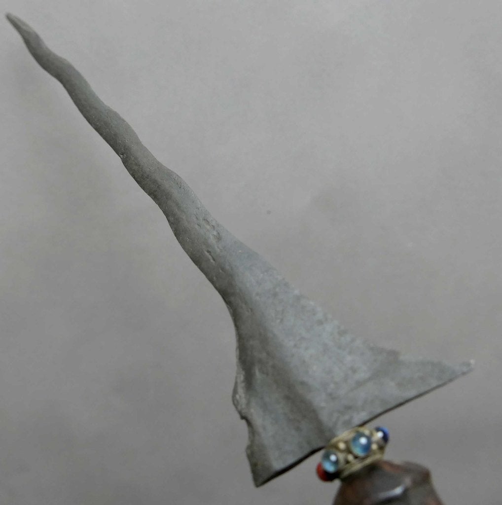Stokoude 9 luk Keris uit Bali KQ3 kunst Indonesie magisch, Antiek en Kunst, Ophalen of Verzenden