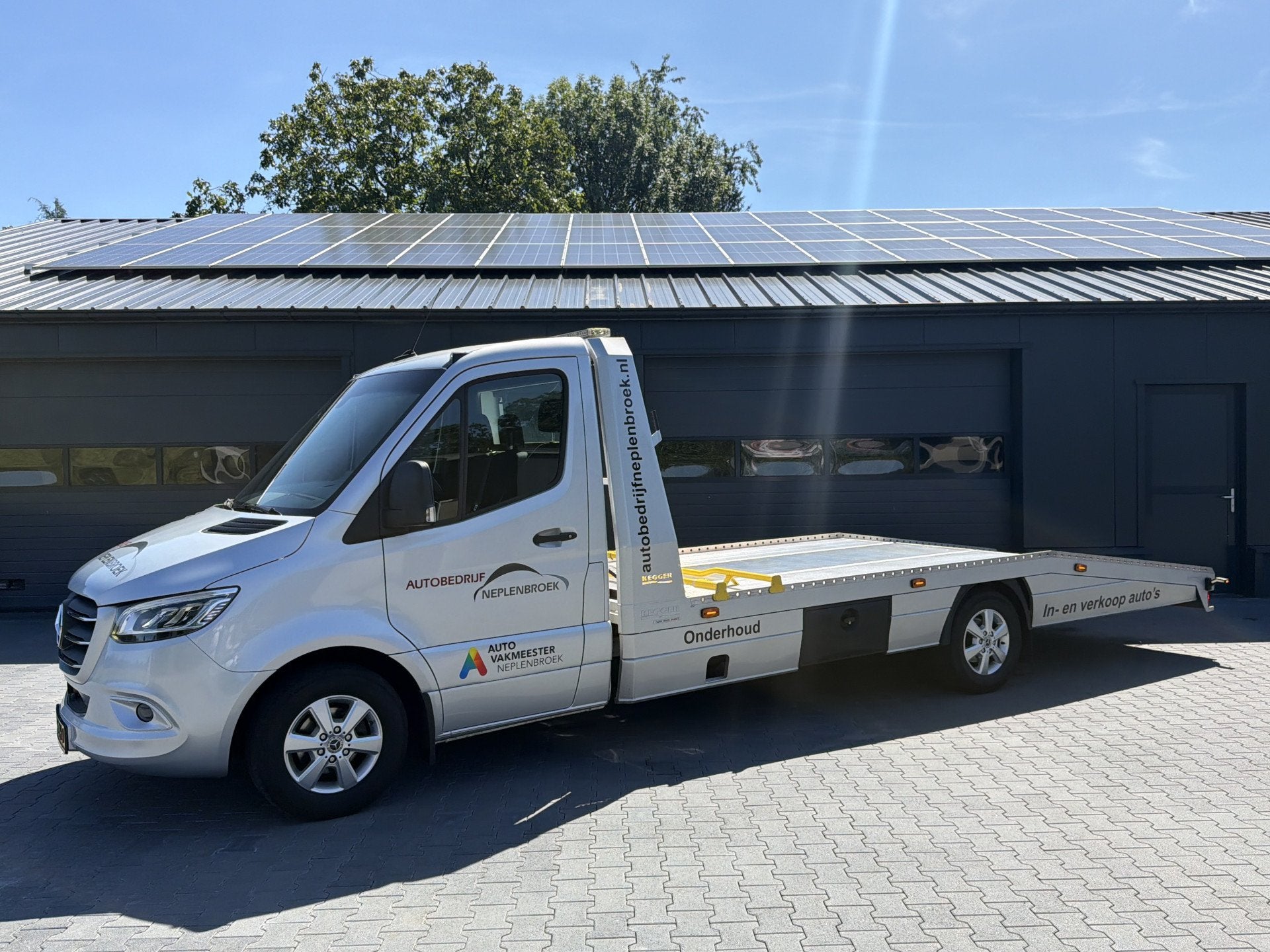 Mercedes-Benz Sprinter 3.0 CDI V6 L3 Oprijwagen Luchtvering, Auto's, Dealer onderhouden, Gebruikt, 190 pk, 2260 kg