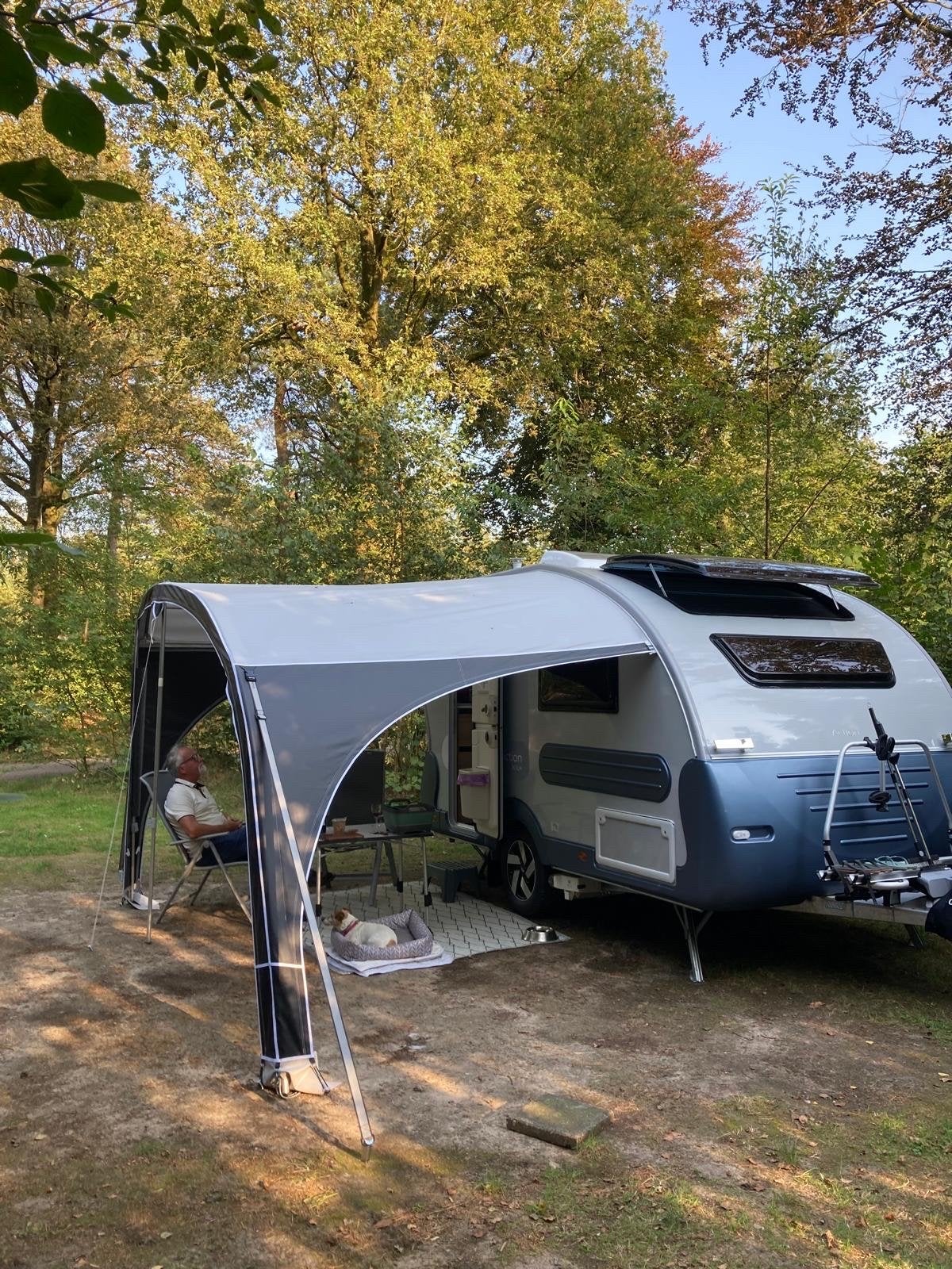 Walker voortent en luifel (Ten Cate) voor Adria Action 361LH, Ophalen, Zo goed als nieuw, Ten Cate All Season 240g/m2, Walker Campingstyle