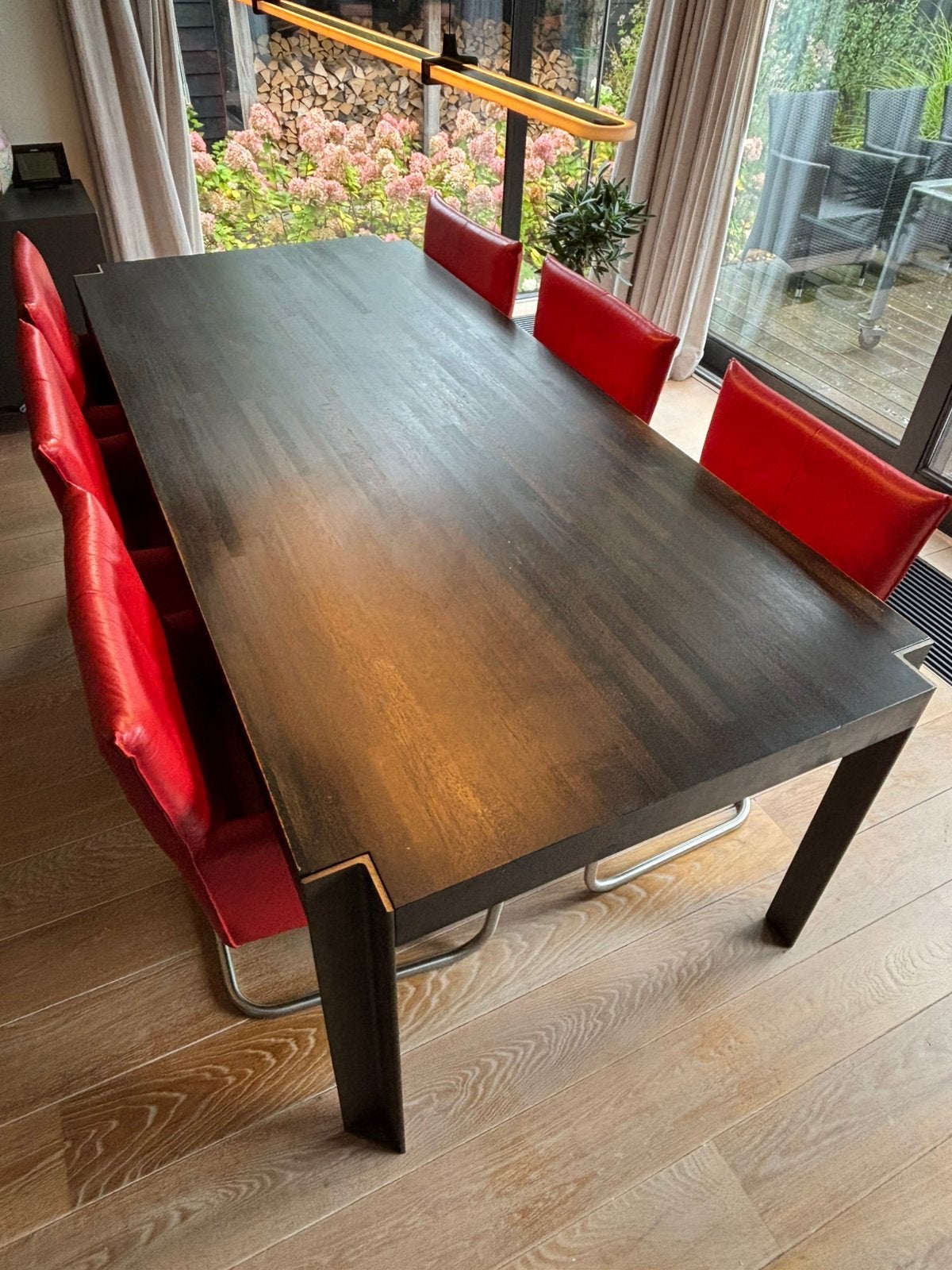 Linteloo Henk Vos keukentafel, Gebruikt, 200 cm of meer, 50 tot 100 cm, Vijf personen of meer