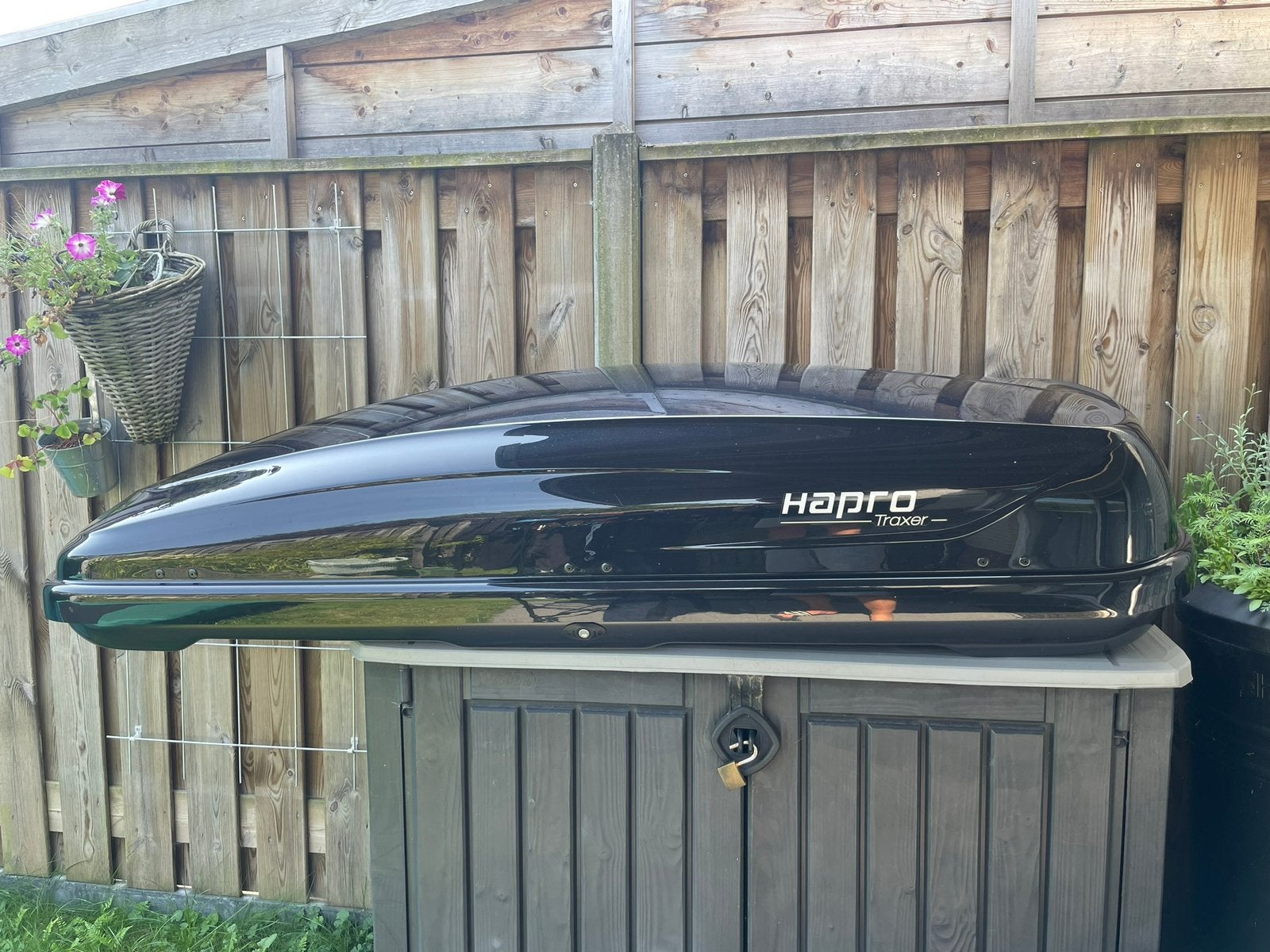 Te huur: Hapro Traxer 6.6 dakkoffer, Auto diversen, Dakkoffers, Ophalen, Zo goed als nieuw