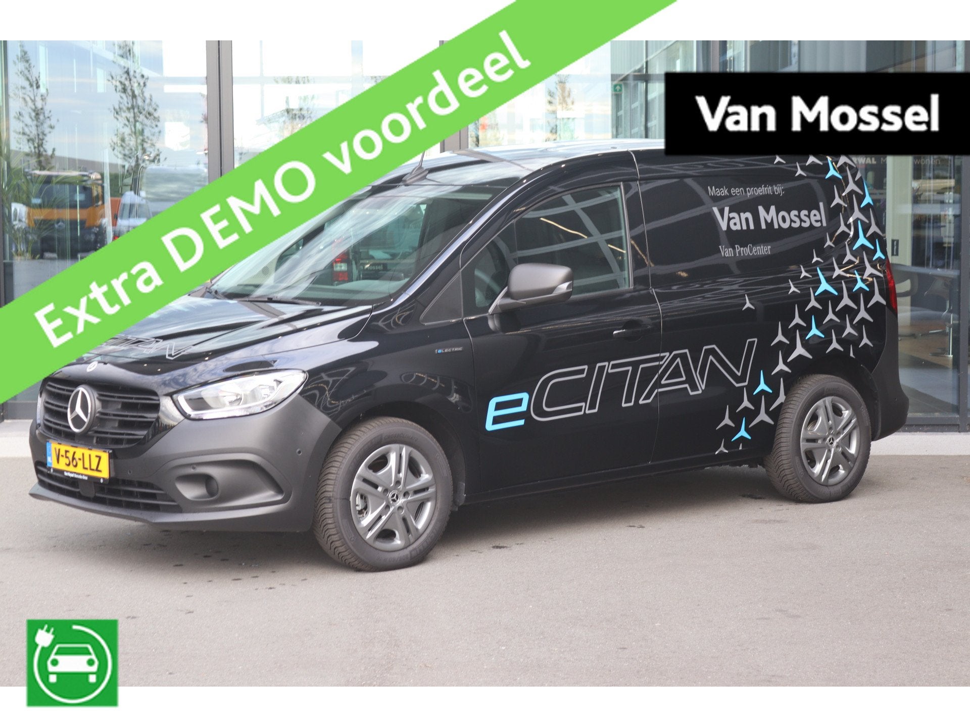 Mercedes-Benz eCitan 112 Pro L1 51 kWh |NAVI/CLIMA/CAMERA/SN, 45 kWh, Stof, Parkeersensor, 2 stoelen