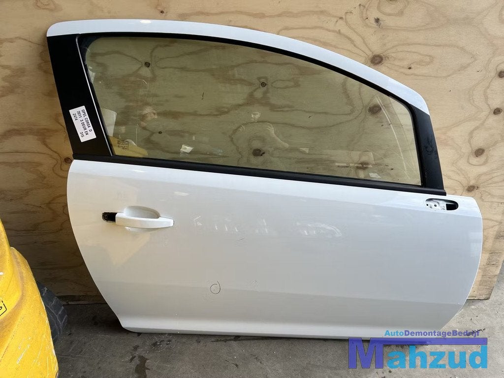 OPEL CORSA D Wit Z474 rechts deur portier 3 deurs 2005-2014, Gebruikt, Deur, Opel Automobile GmbH, Ophalen of Verzenden