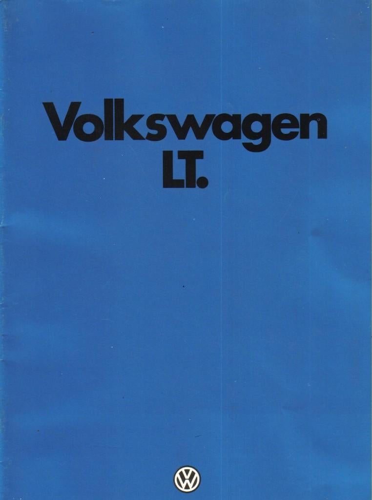 Folder VW LT 1981, Ophalen of Verzenden, Gelezen, Volkswagen
