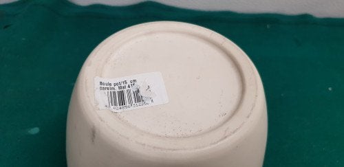 Bloempot creme aardewerk, Ophalen of Verzenden, 'T Olde Gre-j, Info@toldegrej.nl, Endepoelstraat 20f Didam