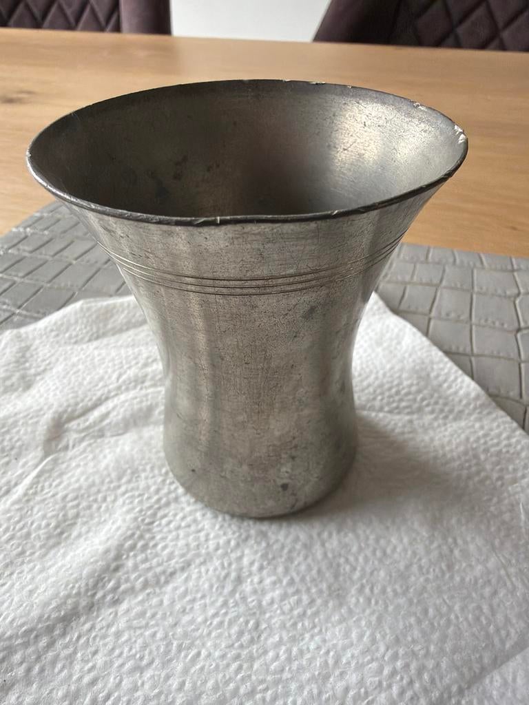 Antiek tinnen kannetje - Real Pewter Made in Holland, Ophalen