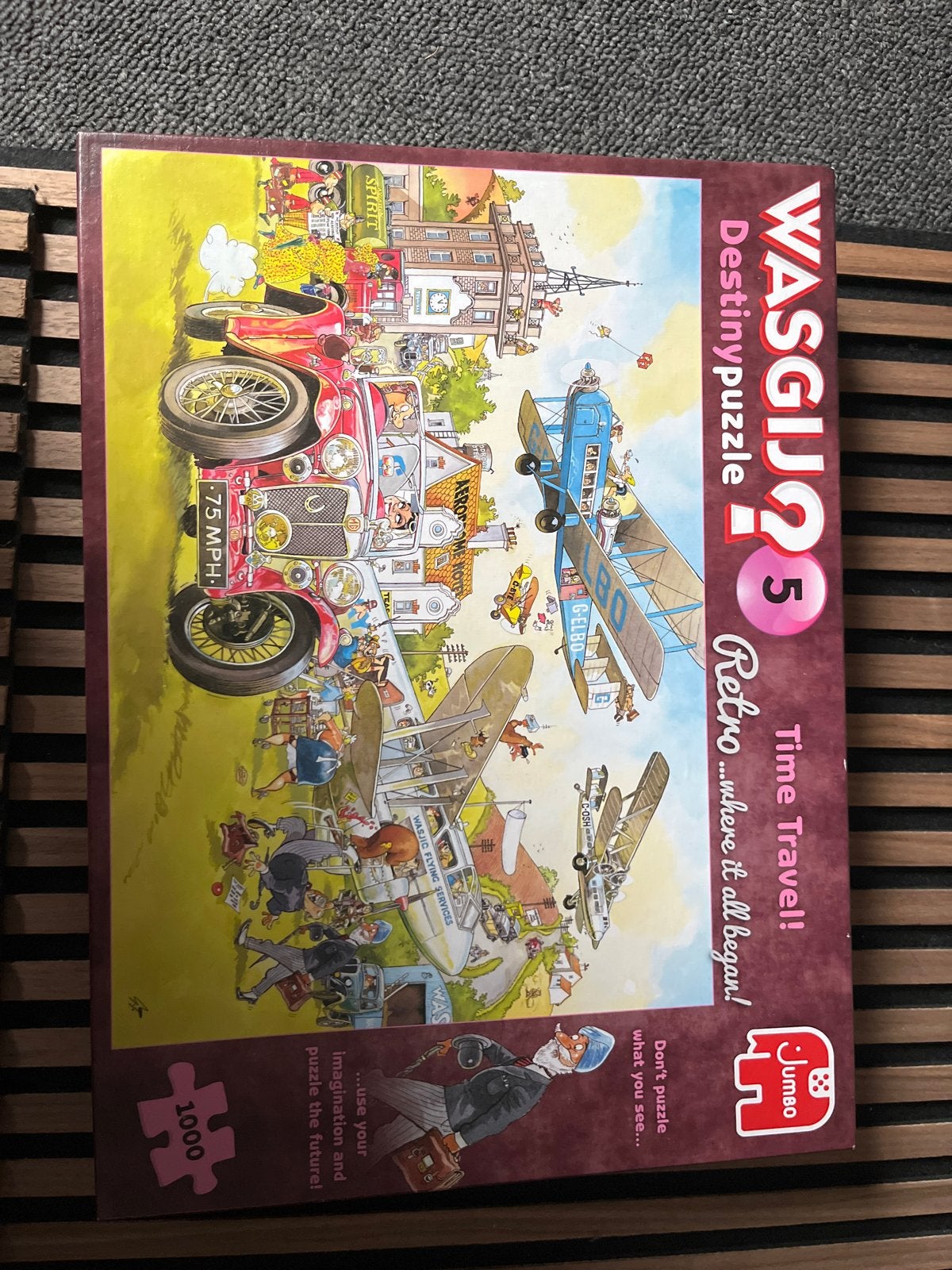 WASGIJ? Destiny Puzzel 1000 stukjes - Time Travel!, Ophalen, 500 t/m 1500 stukjes, Zo goed als nieuw, Legpuzzel