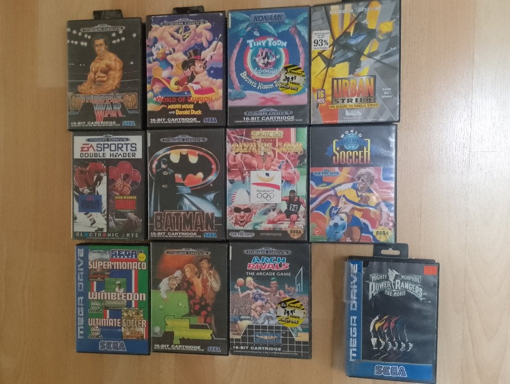 Sega megadrive games lot, Avontuur en Actie, Gebruikt, 1 speler, Ophalen of Verzenden