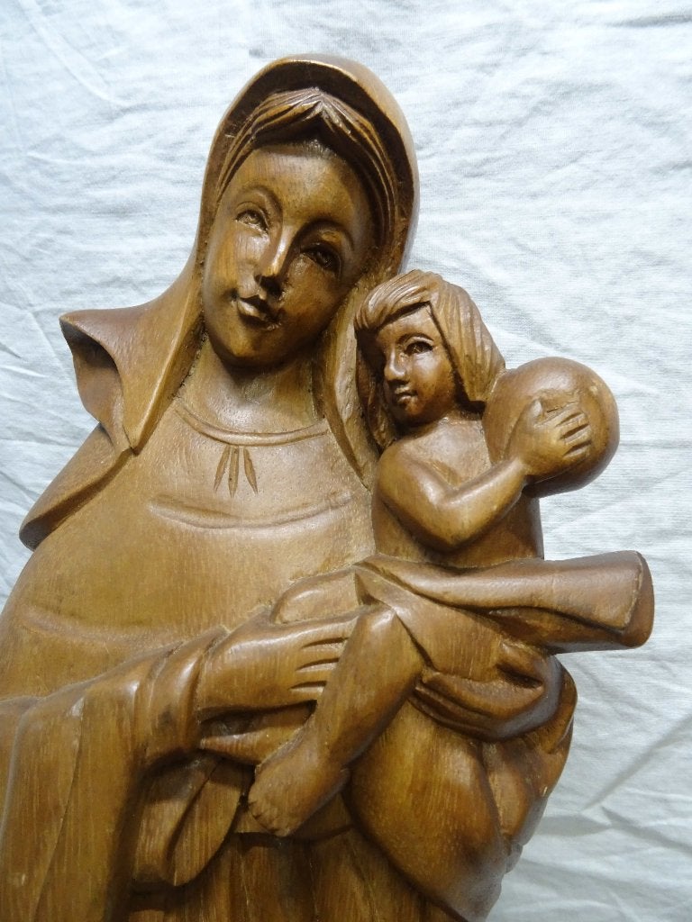 100151=Maria met het Kindje, hout.309, Antiek en Kunst, Ophalen of Verzenden