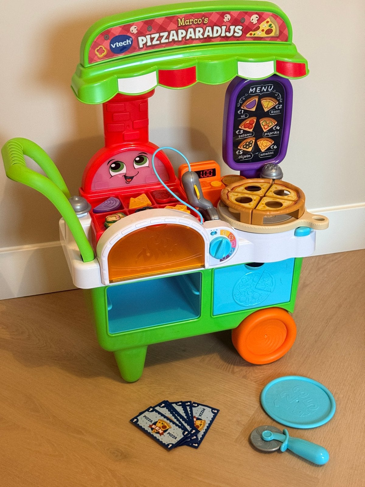 Vtech Marco's Pizzaparadijs, Ophalen, Zo goed als nieuw, Elektronica, Met licht