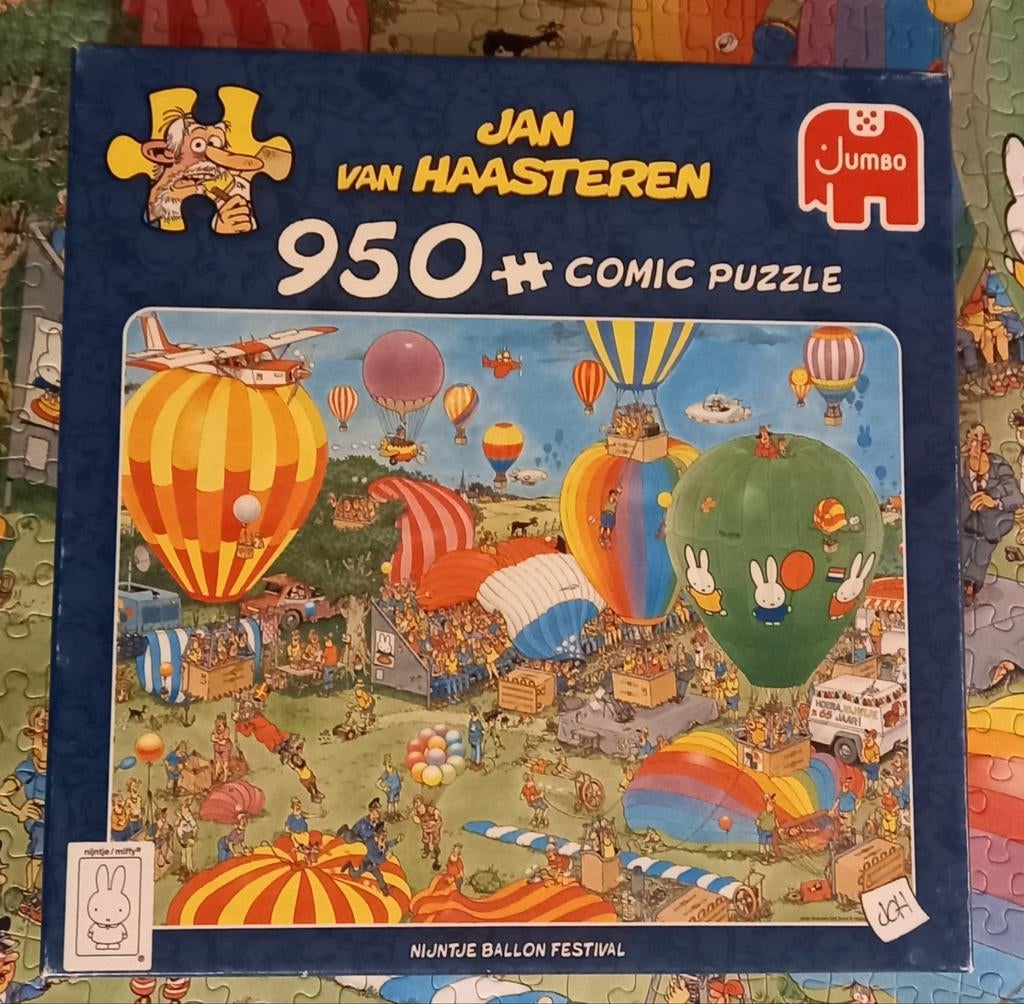 Jumbo puzzel Jan van Haasteren Nijntje ballon festival., Hobby en Vrije tijd, Denksport en Puzzels, Ophalen, 500 t/m 1500 stukjes