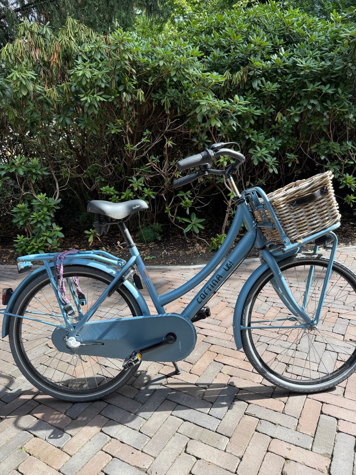Cortina L4 Meisjes fiets (24 inch blauw) - top voor school!, Gebruikt, Velgrem, Versnellingen, Minder dan 47 cm