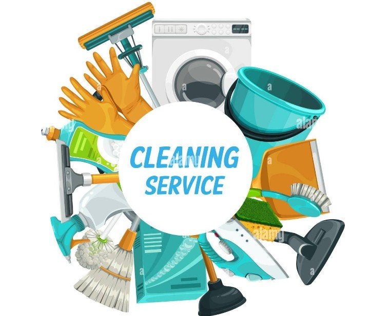 Cleaning service/schoonmaakster