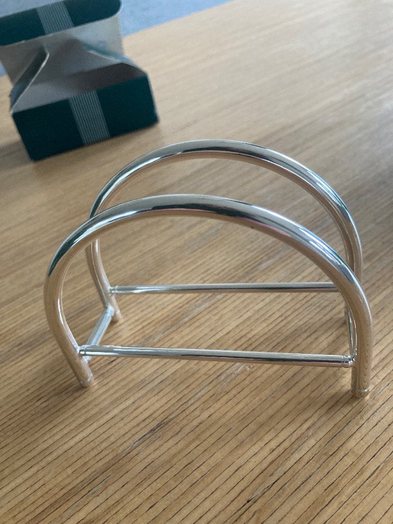Art deco silverplated servethouder, Antiek en Kunst, Ophalen of Verzenden, Zilver