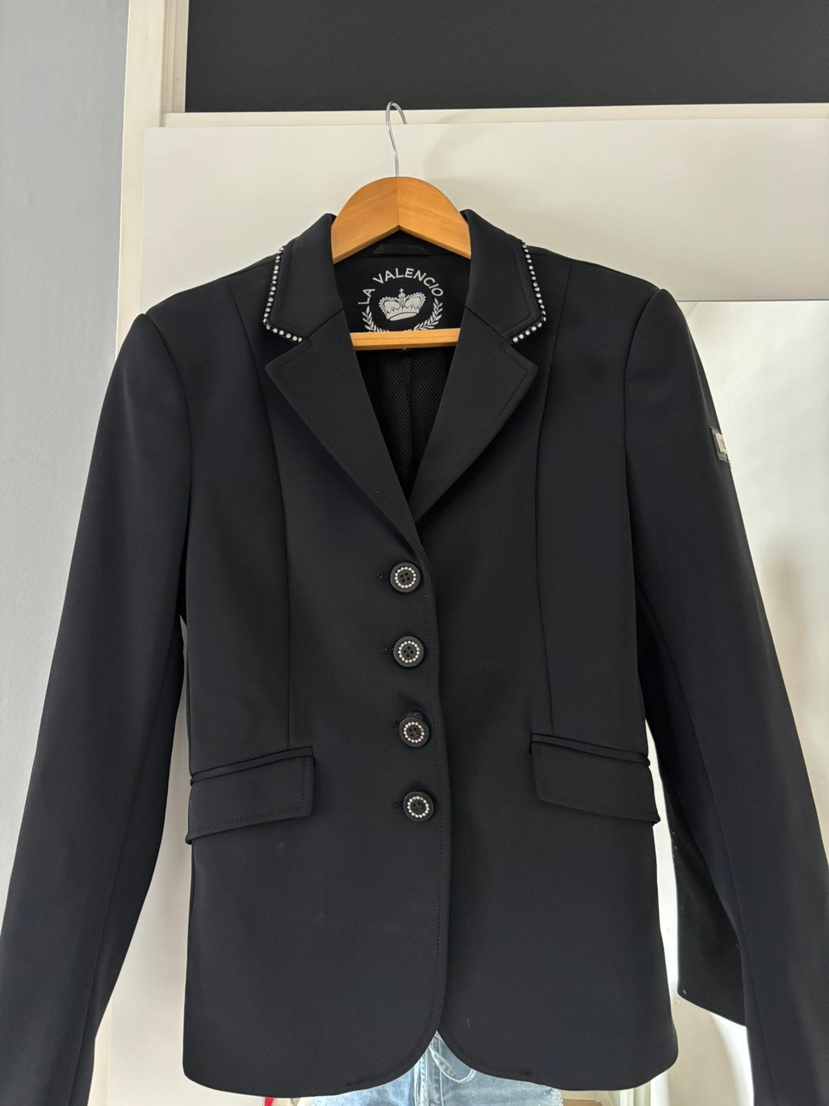 wedstrijdjasje la valencio maat S, Ophalen of Verzenden, Zo goed als nieuw, Dressuur, Bovenkleding