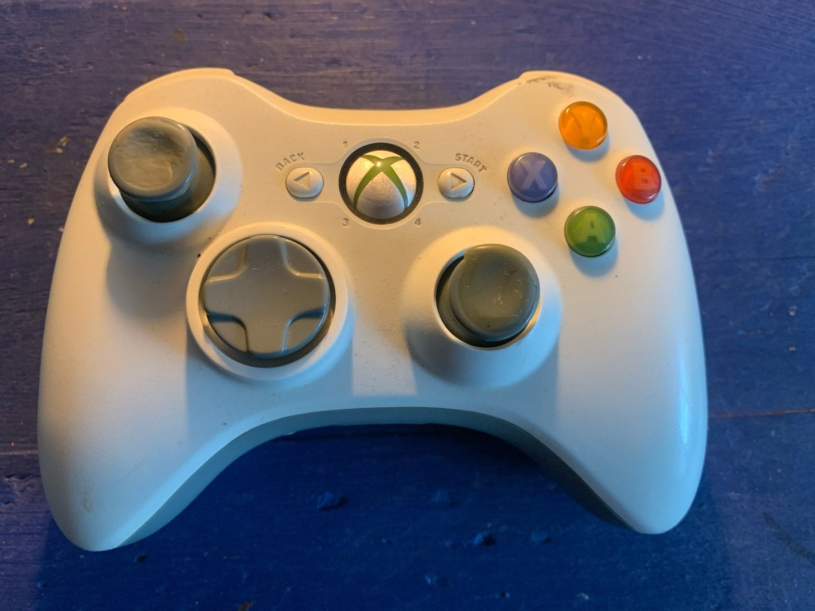 Xbox 360 Controllers - Wit en Zwart (Draadloos), Spelcomputers en Games, Spelcomputers | Xbox | Accessoires, Gebruikt, Ophalen of Verzenden