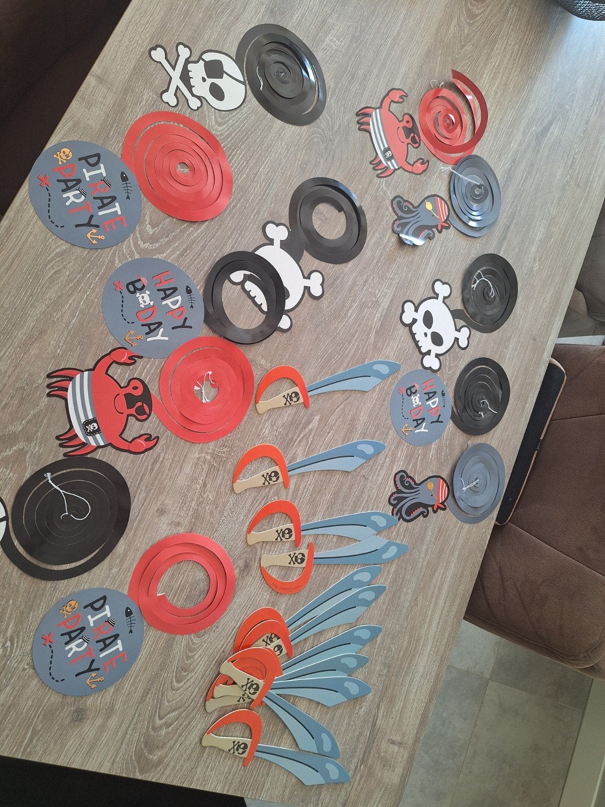 piraten versiering, Ophalen of Verzenden, Versiering, Verjaardag
