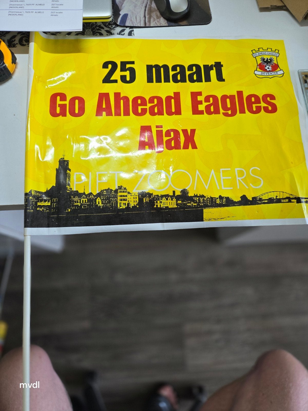 Go Ahead Eagles - Ajax vlaggetje 25 maart, Ophalen, Gebruikt, Overige binnenlandse clubs, Overige typen